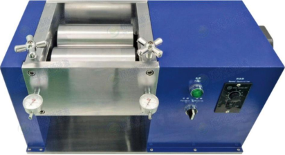 Dry processe electrode Research 2 Servo motor Battery Electrode Calendering Roll Press Machine 0