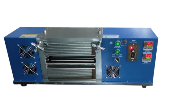 Manual Electric Hot Rolling Press Machine 250mm Battery Electrode