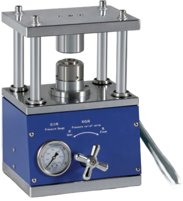 Manual Powder Press Machine Coin Cell Crimper 8T Pressure
